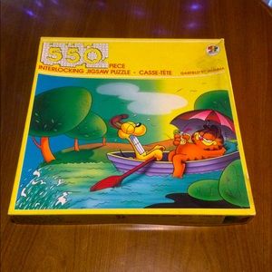 🧩 VINTAGE Garfield’s Dilemma Garfield and Odie PuzzleCOMPLETE